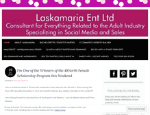 Tablet Screenshot of laskamaria.com